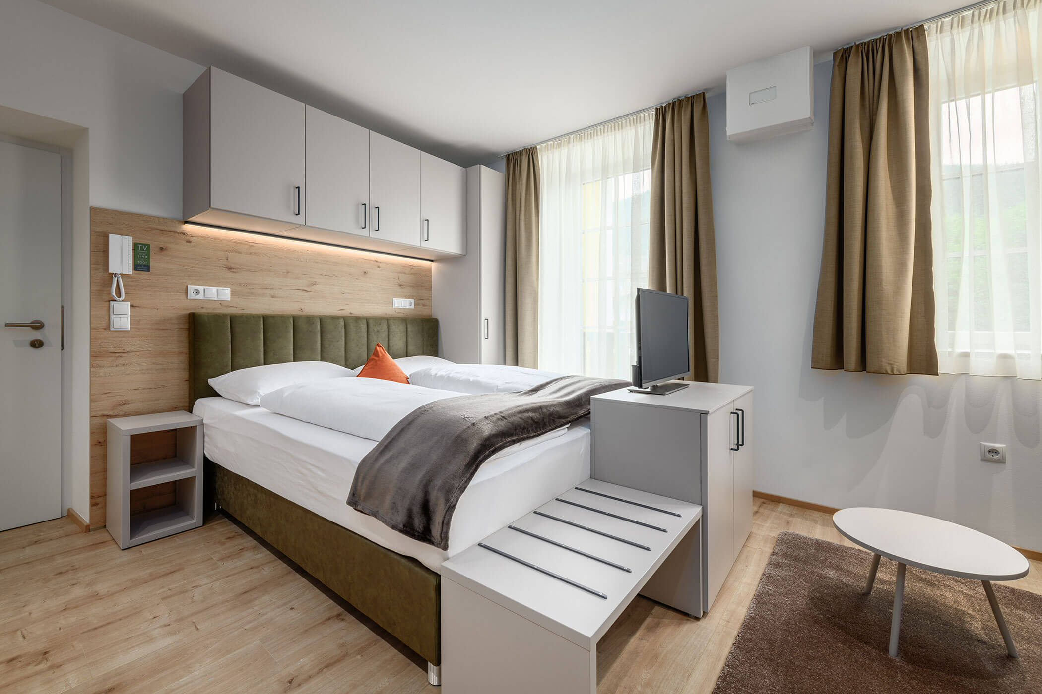 Camera da letto nell'Appartamento Emma di Villa Fauster