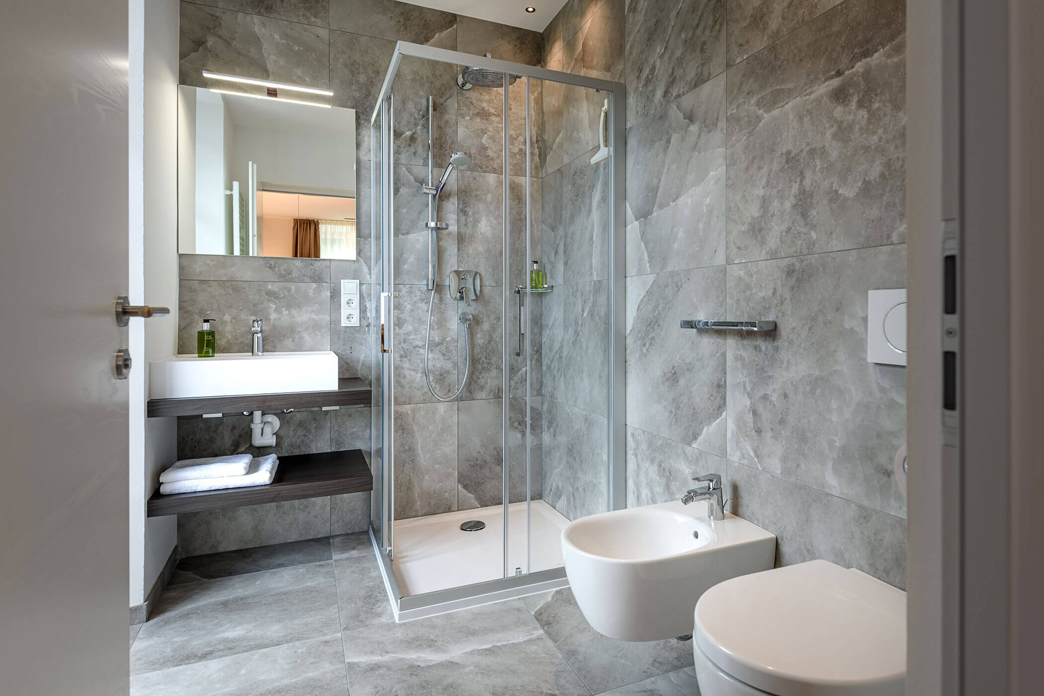 Bagno nell'Appartamento Emma di Villa Fauster